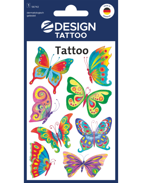 Kleeppildid Z-Design 56742 Tattoo liblikad