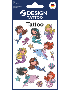 Kleeppildid Z-Design 56763 Tattoo merineitsi