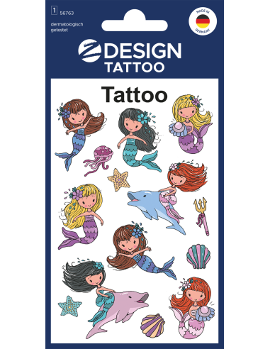 Kleeppildid Z-Design 56763 Tattoo merineitsi