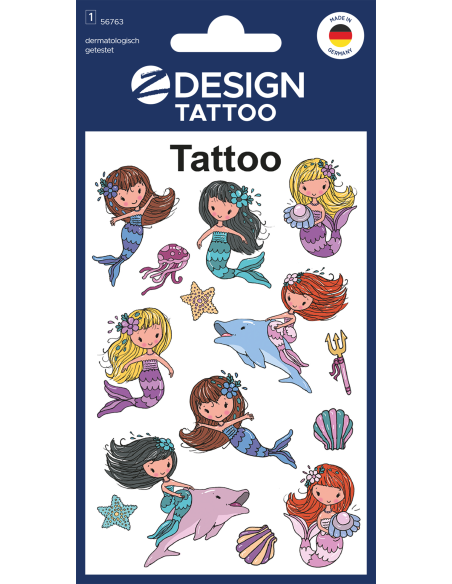Kleeppildid Z-Design 56763 Tattoo merineitsi