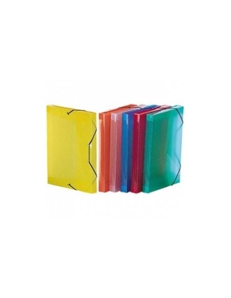 Karp nurgakummiga Viquel Propyglass A5/3cm, plastik, läbipaistev assortii