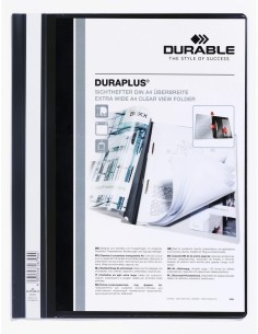 Kiirköitja Durable Duraplus A4 esitaskuga, must
