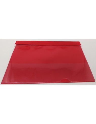 Kiirköitja PVC vedruklambriga A4 punane