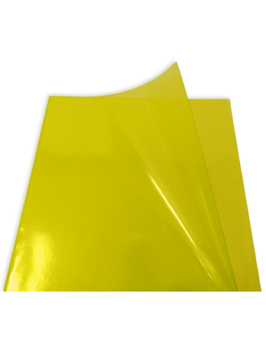 Kilekaaned Prolexplast  A4/L-tasku, 180mic, kollane
