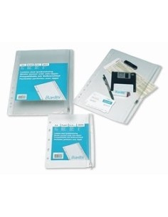 *BANTEX ZIP POCKET A4 0.14 MM CLEAR, BAG OF 10 PCS (P) 2