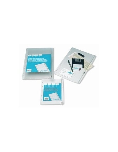 Kiletasku Bantex "Zip Pocket", Clear, Secure Zip