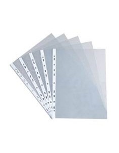 Punched pockets COLLEGE U/A4, clear 60mic 100pcs/pack 2