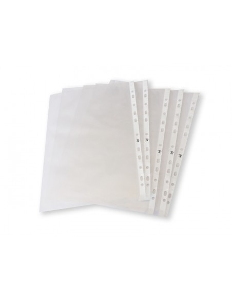 Punched pockets COLLEGE U/A4, clear 60mic 25pcs/pack