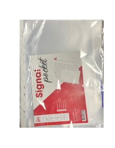 Signaaltasku College A4, köidetav, ülalt-küljelt avatud, OE 105mic, 10tk/pk, ASSORTII 2x5 värvi