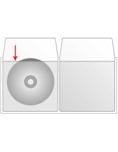 *Self Adhesive Pocket Prolexplast for CD, 137x184mm, 1pc