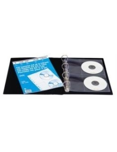 *BANTEX CD POCKET A4 PP FOR 2 CDS 0.18 MM, 5 PCS