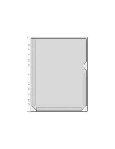 Kiletasku Prolexplast 102-10 F/A4 känguru, köidetav, läbipaistev