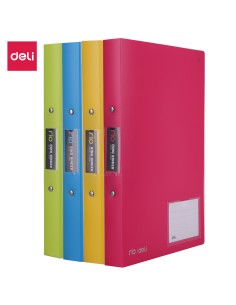 Rõngaskaust DELI Rio A4/2,8cm 2-rõngast, assortii