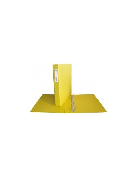 Ring binder COLLEGE A4 35mm 4-rings yellow