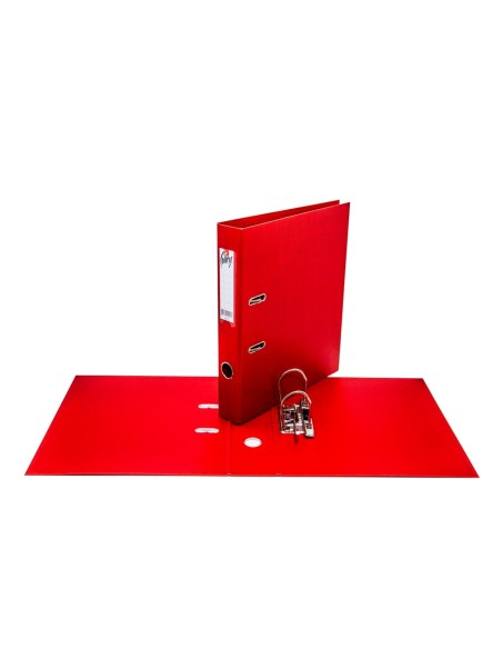 Registraator College A4 5cm PP/PP punane
