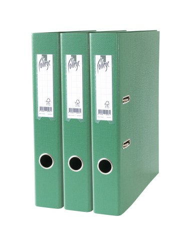 Lever Arch File COLLEGE A4 40mm PP/PP green
