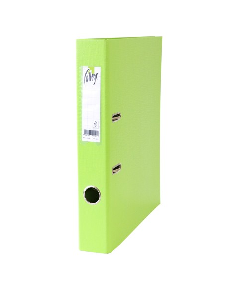 Lever Arch File COLLEGE A4 50mm lime