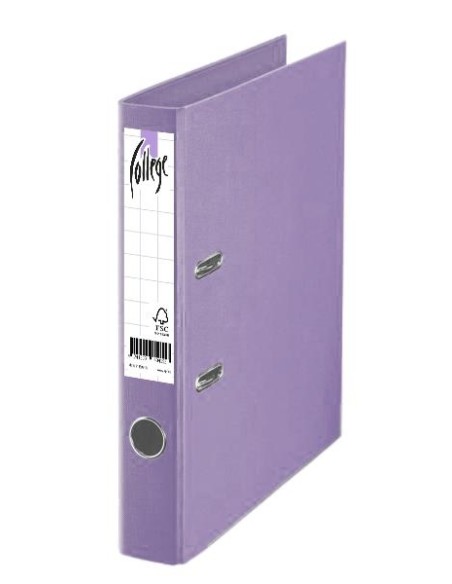 Registraator College A4 5cm PP/PP helelilla
