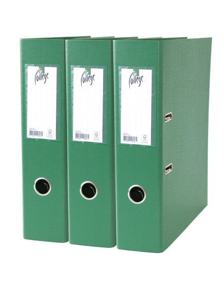 Registraator College A4 7cm PP/PP roheline