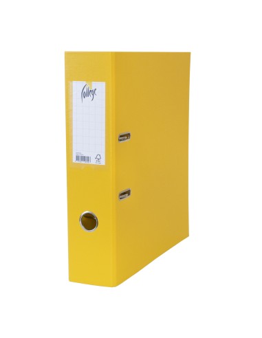 Registraator College A4 7cm PP/PP kollane