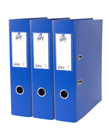 Registraator College A4 7cm PP/PP tumesinine