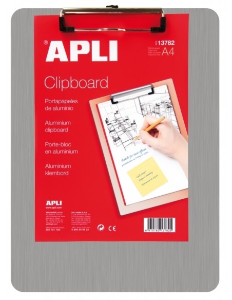 CLIPBOARD ALUMINIUM  A4