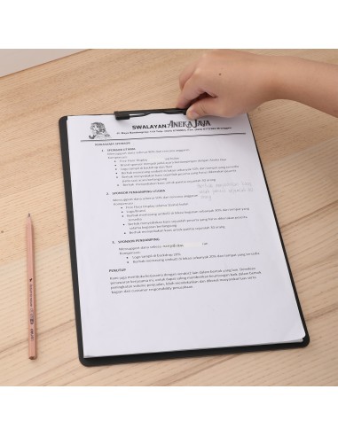 Clipboard A4 BLACK