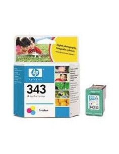 Tindikassett HP 343 High-Yield, Multicolor, 7ml 2