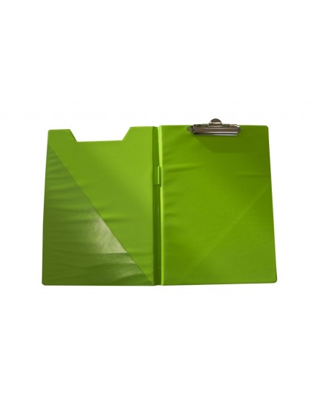 Clipboard with cover Ecoplimer Panta Plast A4 green