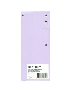 Colored file markers 105x235/50 sheets, lavender IG50, 2 x 2 holes -80-