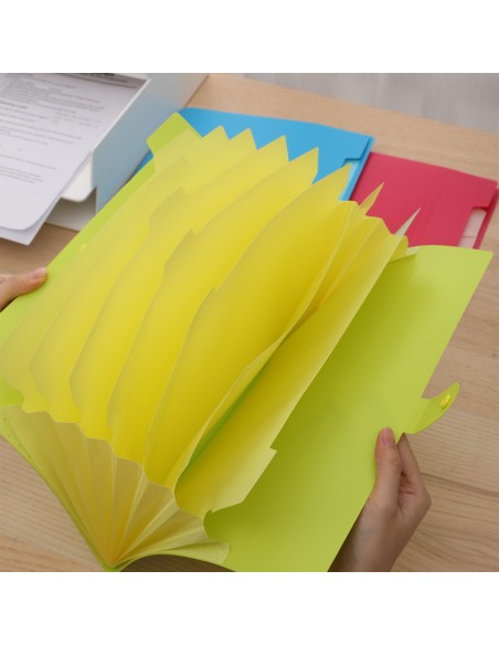 Office Expanding File A4-8 grid ASST.