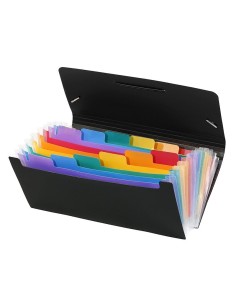 Lõõtsmapp Viquel Rainbow 12-vahega 26x13,5cm