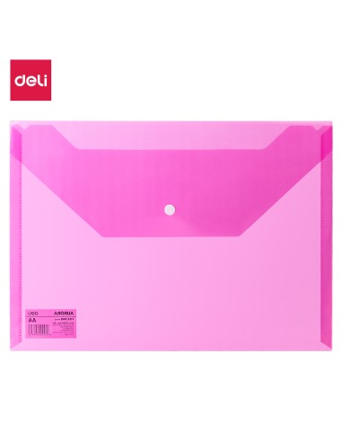 File Bag A4 Transparentred