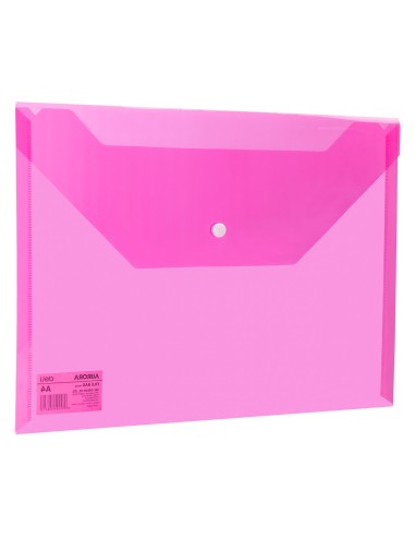 File Bag A4 Transparentred