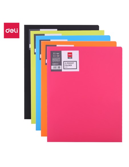 Mapp DELI A4 Vivid assortii värvid