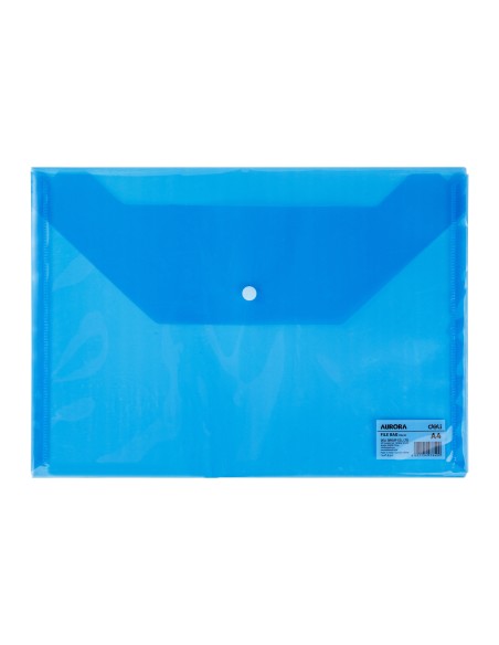 File Bag A4 Transparentblue