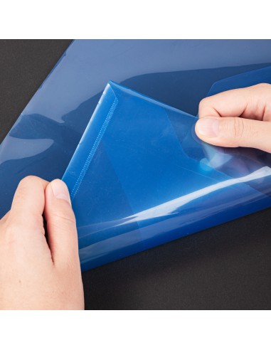 File Bag A4 Transparentblue