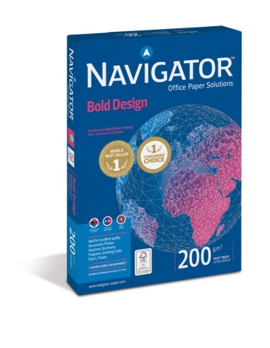Koopiapaber Navigator Bold Design A4/200g/150L