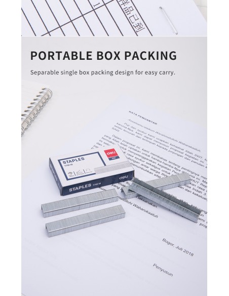 Staples DELI Staple - 53/81000PCS Silver