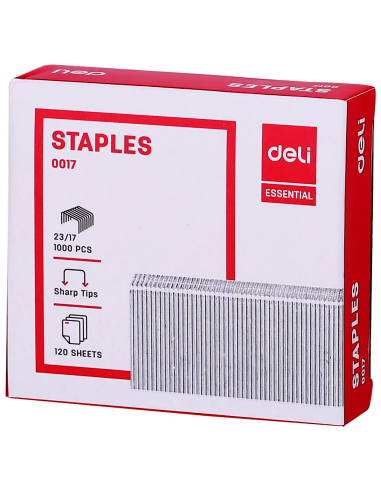 Klambrid DELI 23/17 tsink 1000tk/pk