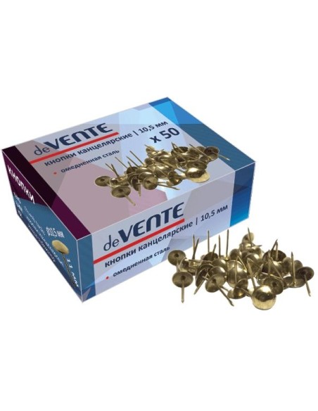 Knopkad deVENTE 10.5mm 50tk/pk, vasksed
