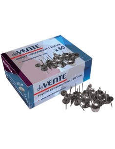 Thumb tacks, diameter 10,5 mm, zinc, 50 pcs