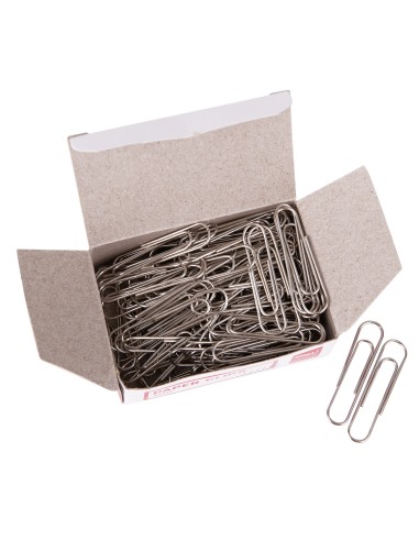Paper Clips DELI #4, 33mm silver