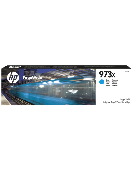 Tindikassett HP 973X PageWide High Yield, Cyan