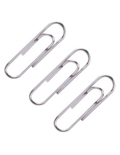 Paper Clips DELI #3, 29mm silver 2