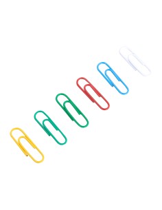 Kirjaklambrid DELI 29mm 100tk/pk värvilised 2