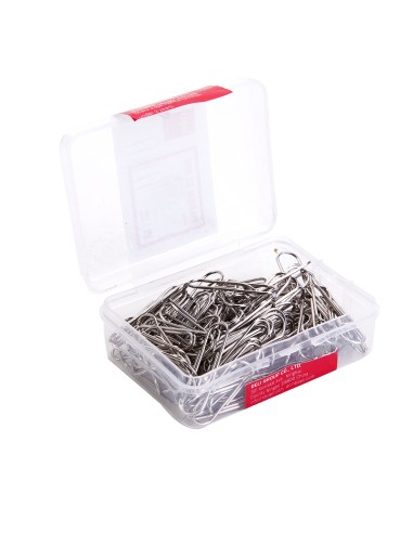 Kirjaklambrid DELI 29mm 100tk/pk, plastkarbis