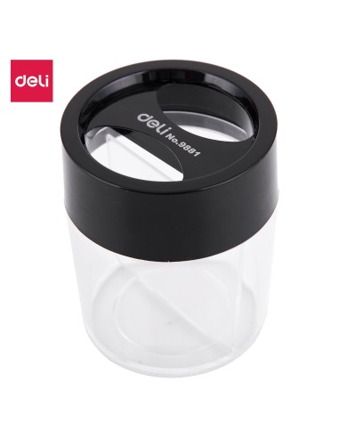 Kirjaklambritops DELI E9881 magnetiga 2-osaline must