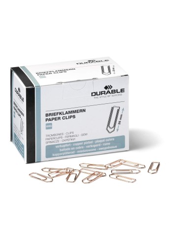 Kirjaklambrid Durable 26mm 1000tk vasksed