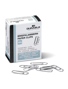 Paperclips Durable 26mm/100pcszinc (P)